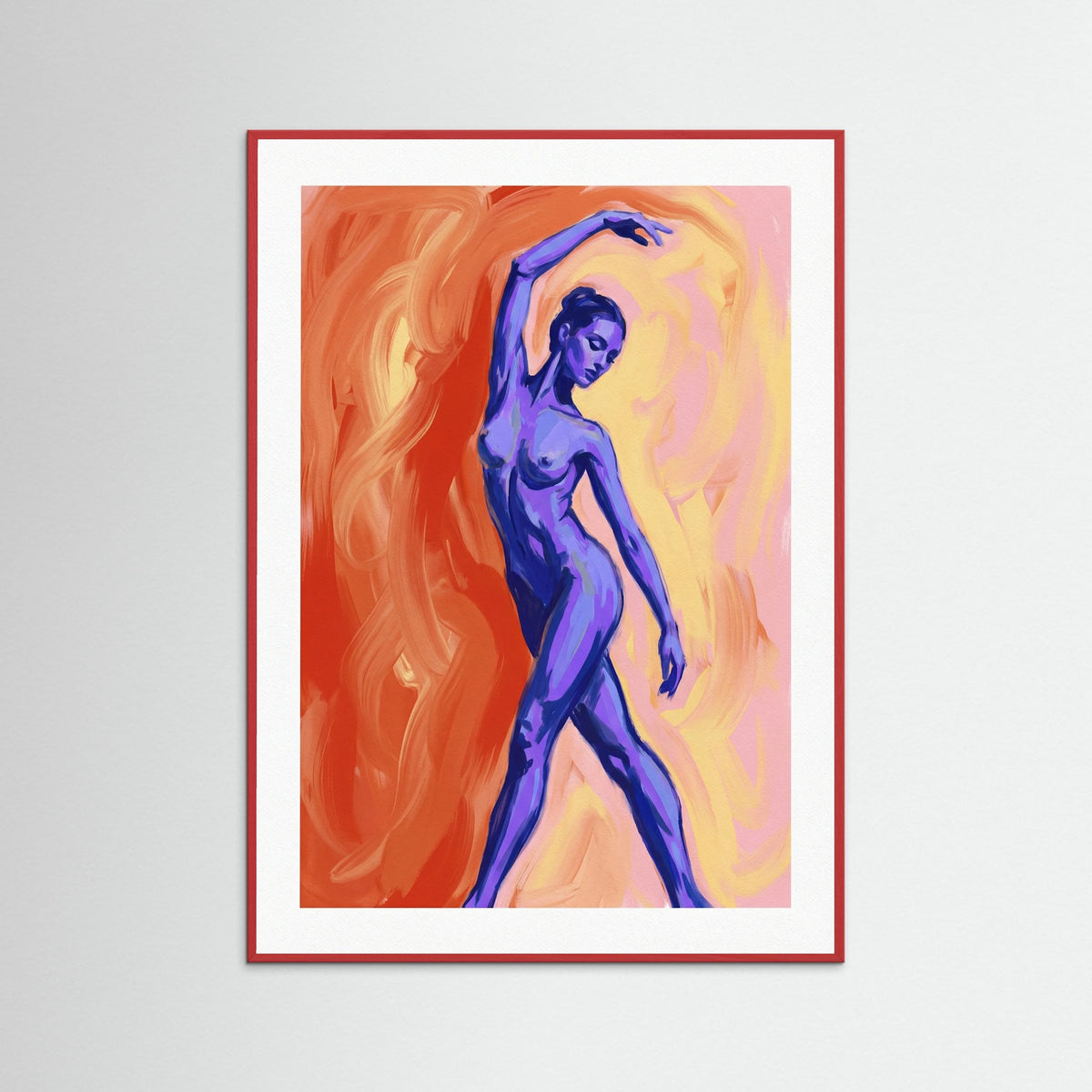 Red Wood Crimson Pose