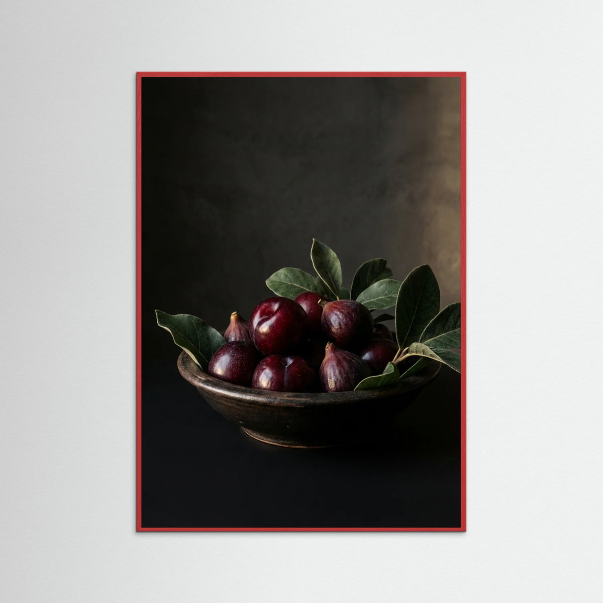 Red Wood Crimson Stillness