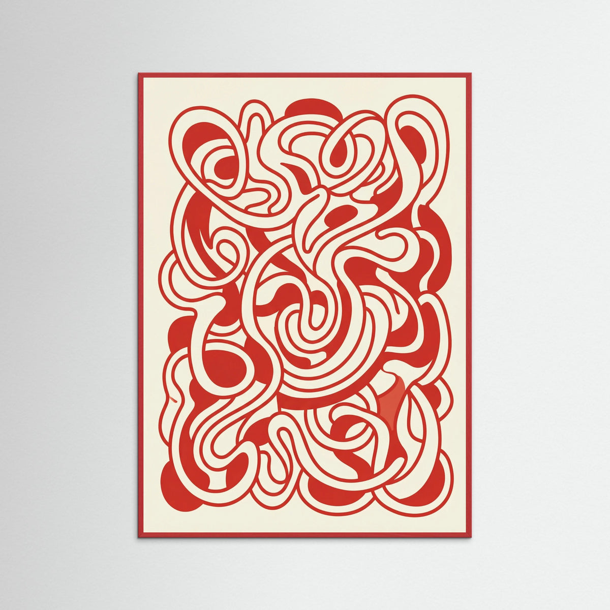 Red Wood Crimson Structure