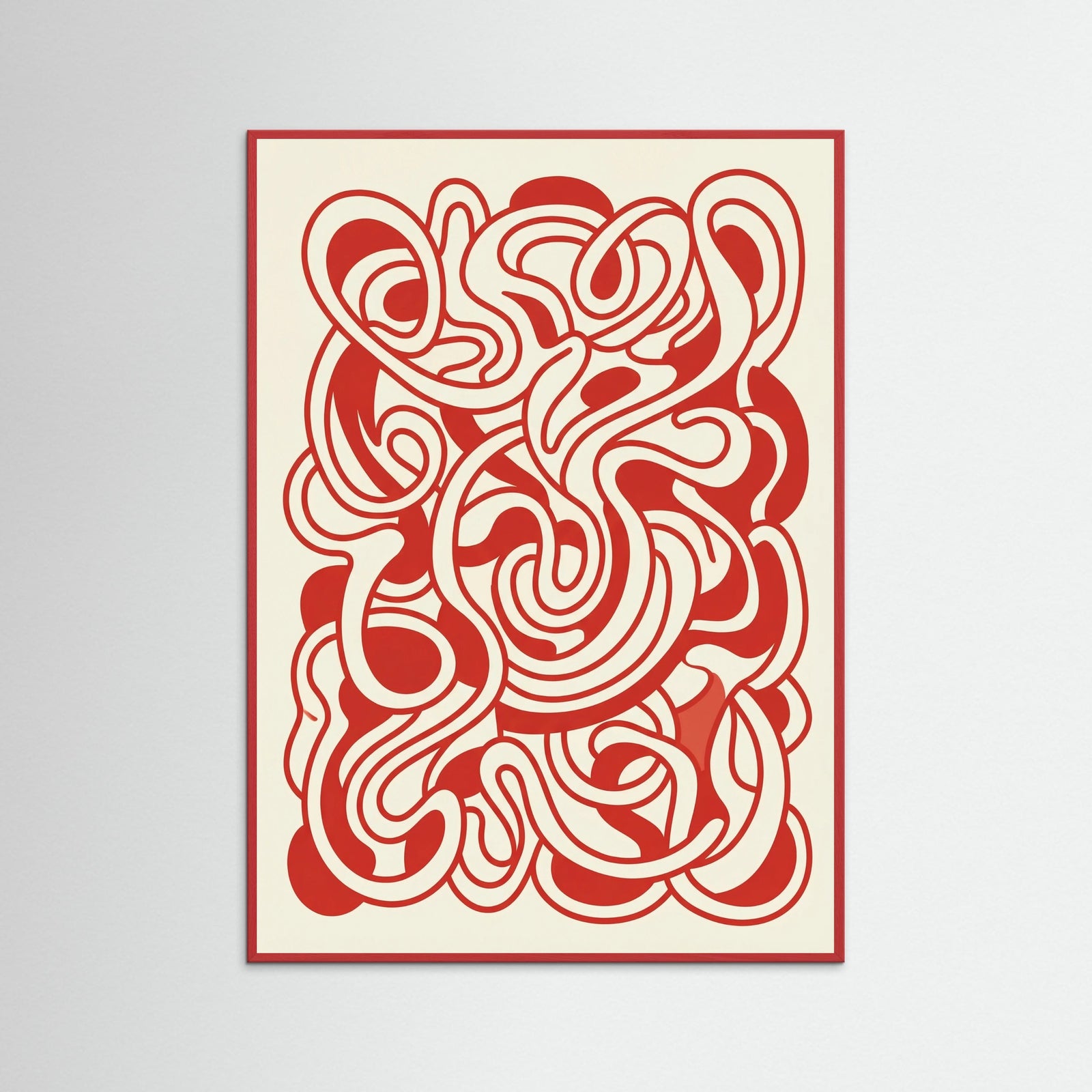 Red Wood Crimson Structure