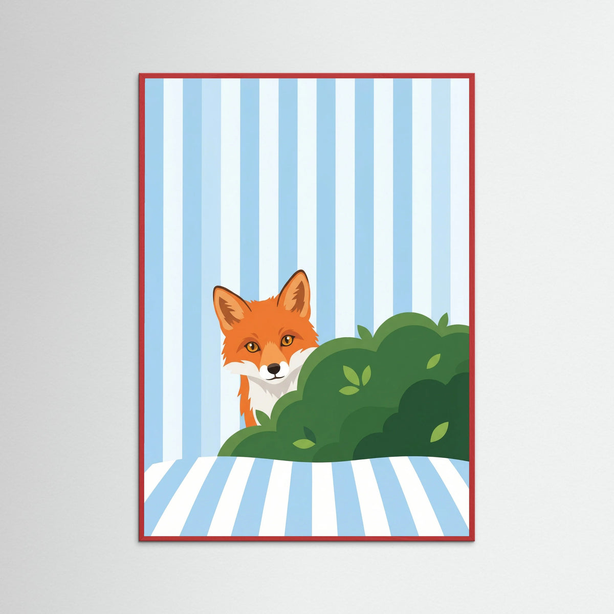 Red Wood Curious Cat