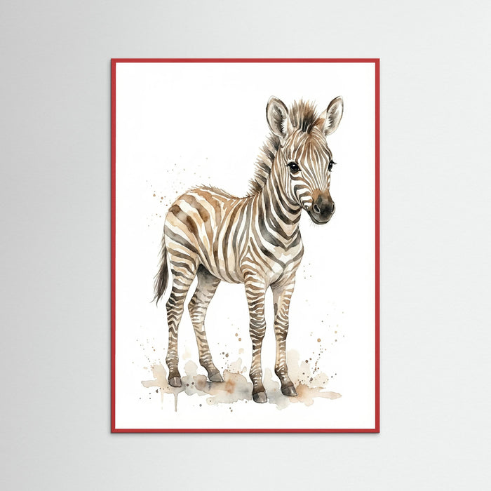 Red Wood Curious Giraffe Calf