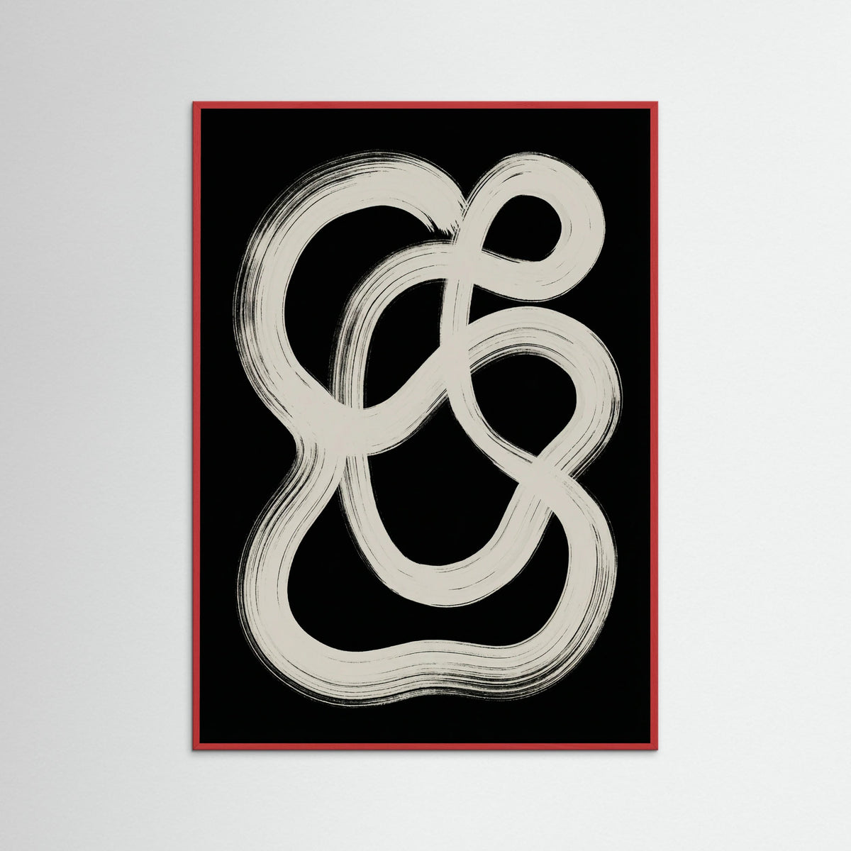 Red Wood Curved Rhythm