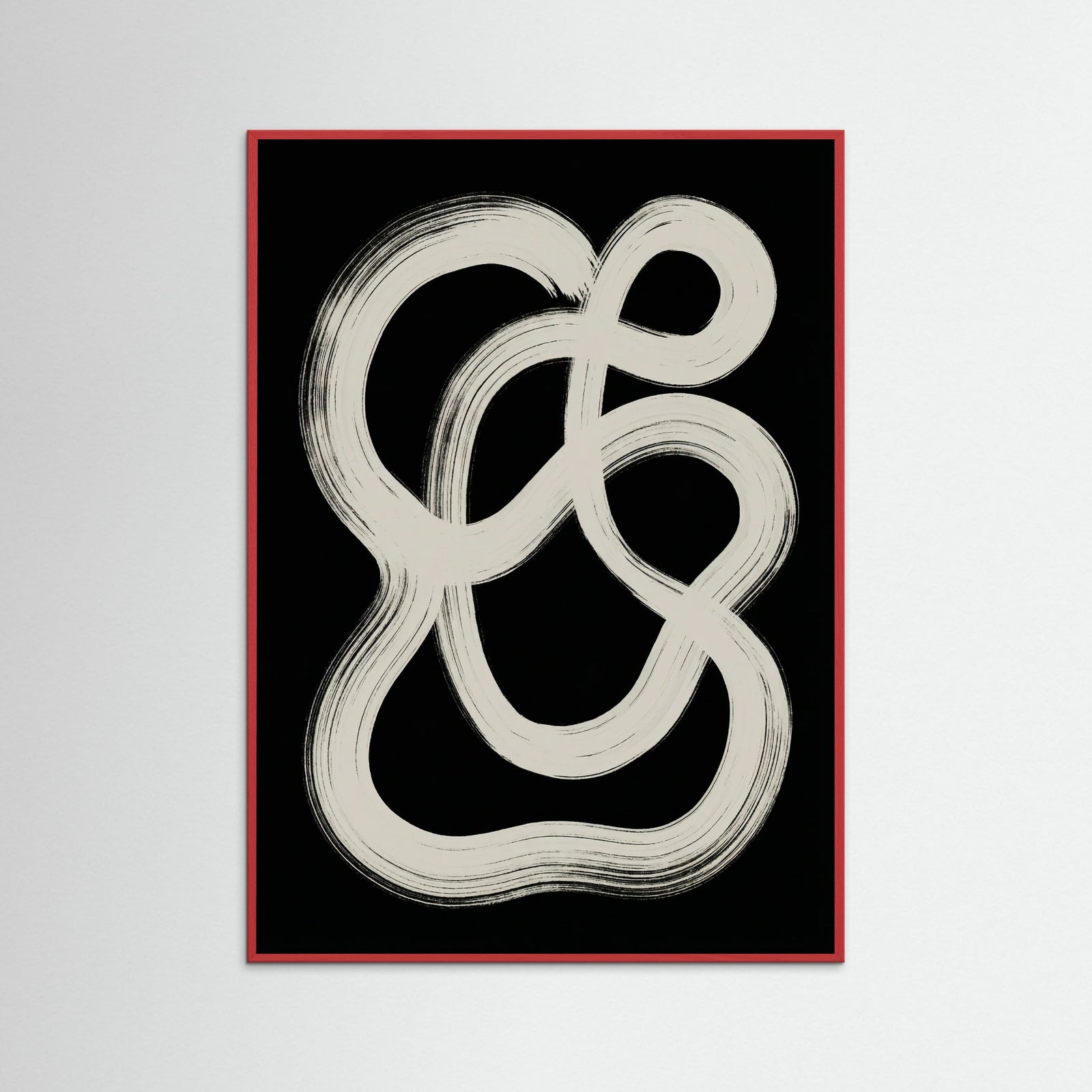 Red Wood Curved Rhythm