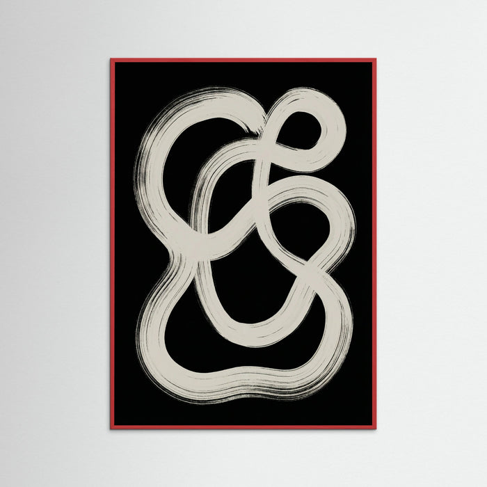 Red Wood Curved Rhythm