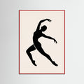 Red Wood Cut out Figure