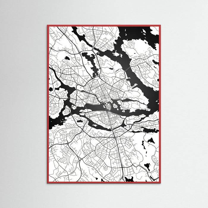 Red Wood Danish Cityscape