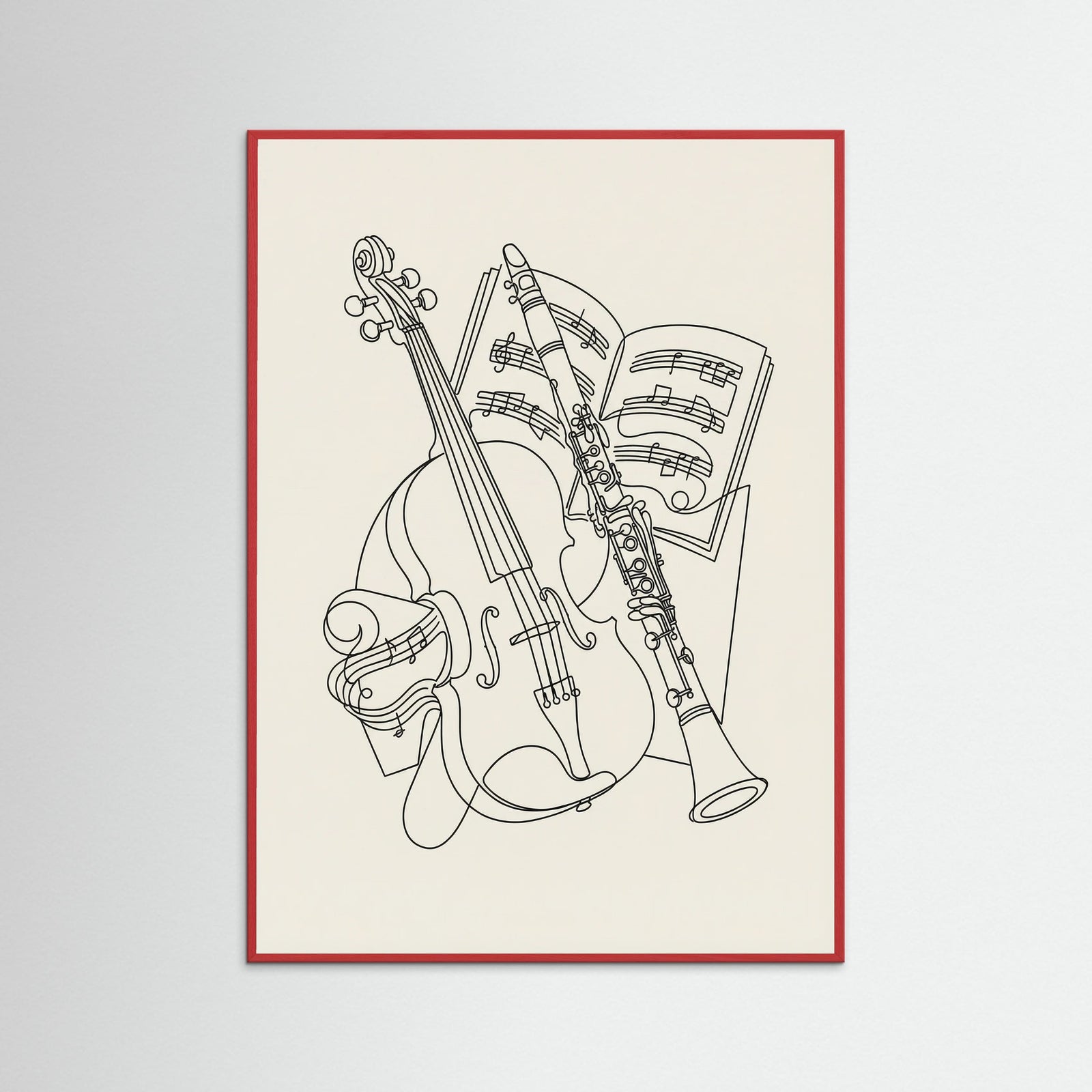 Red Wood Deconstructed Gaze