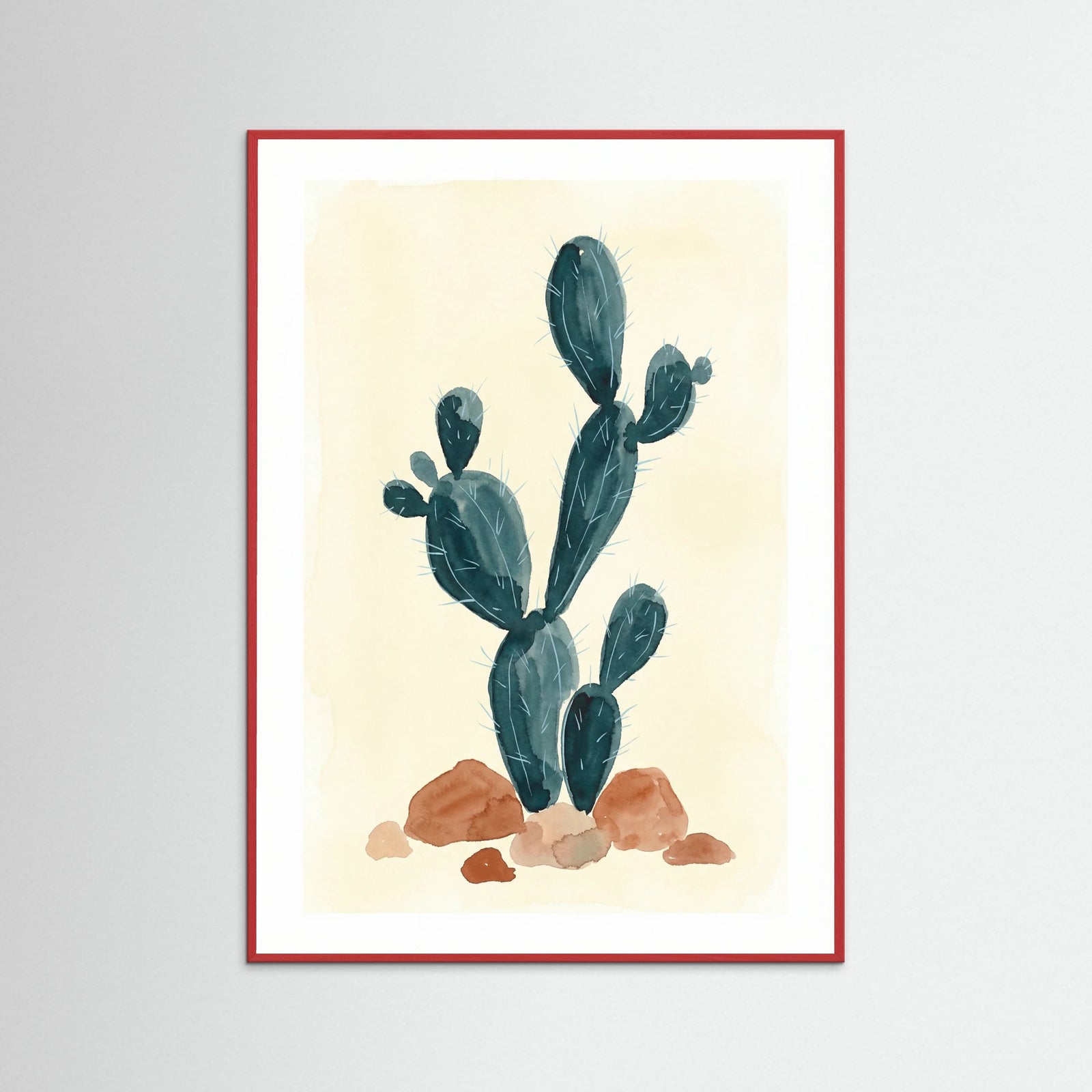 Red Wood Desert Bloom