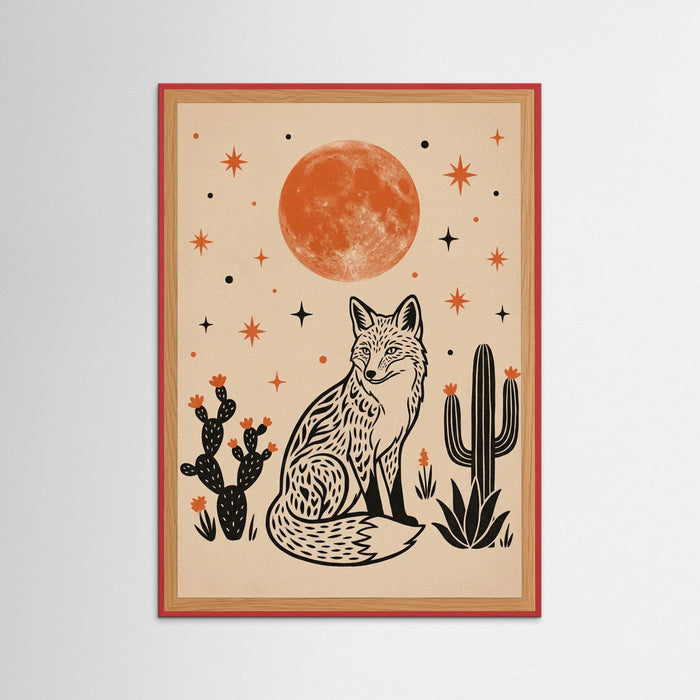 Red Wood Desert Night Sentinel