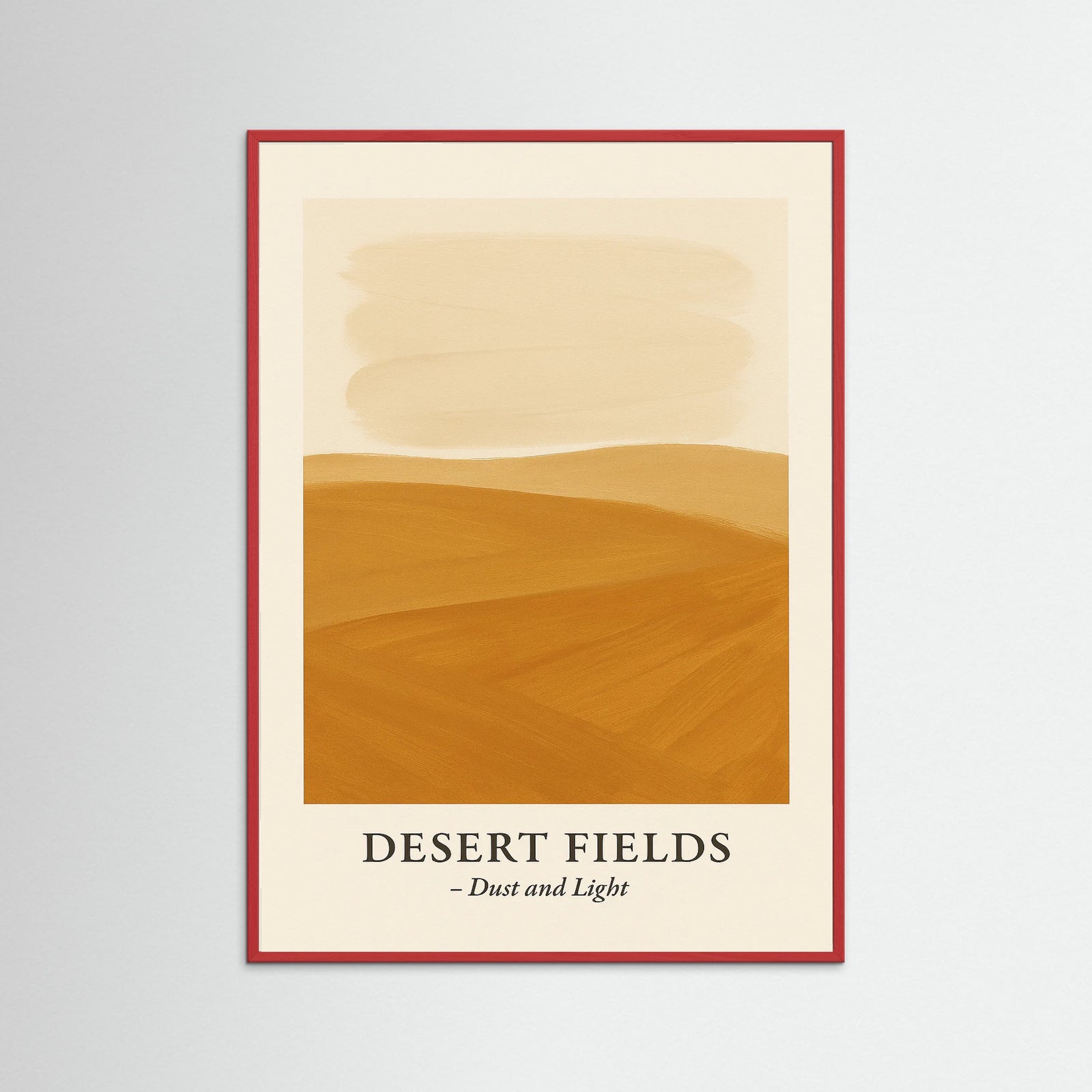 Red Wood Desert fields
