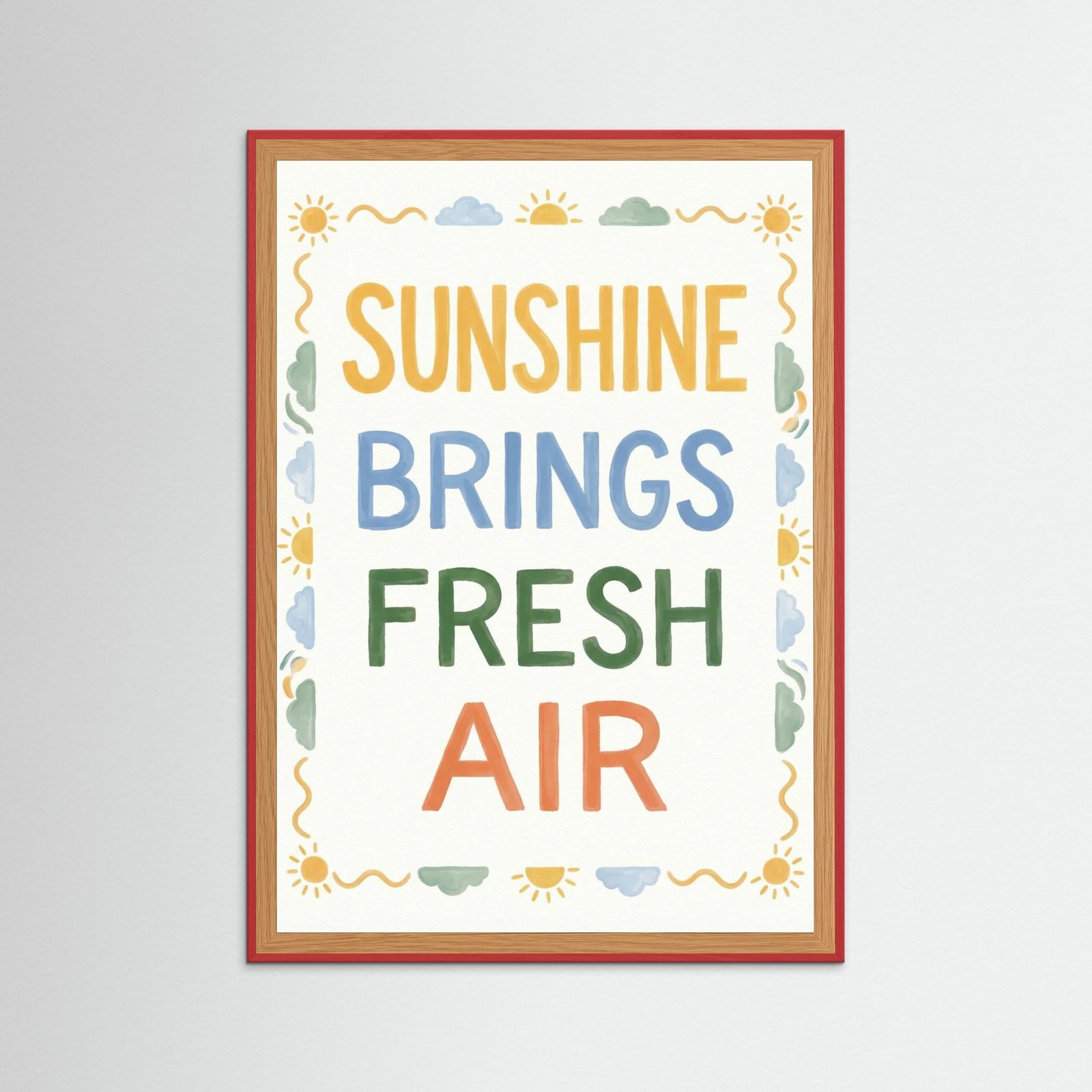 Red Wood Dinner Party Affirmation