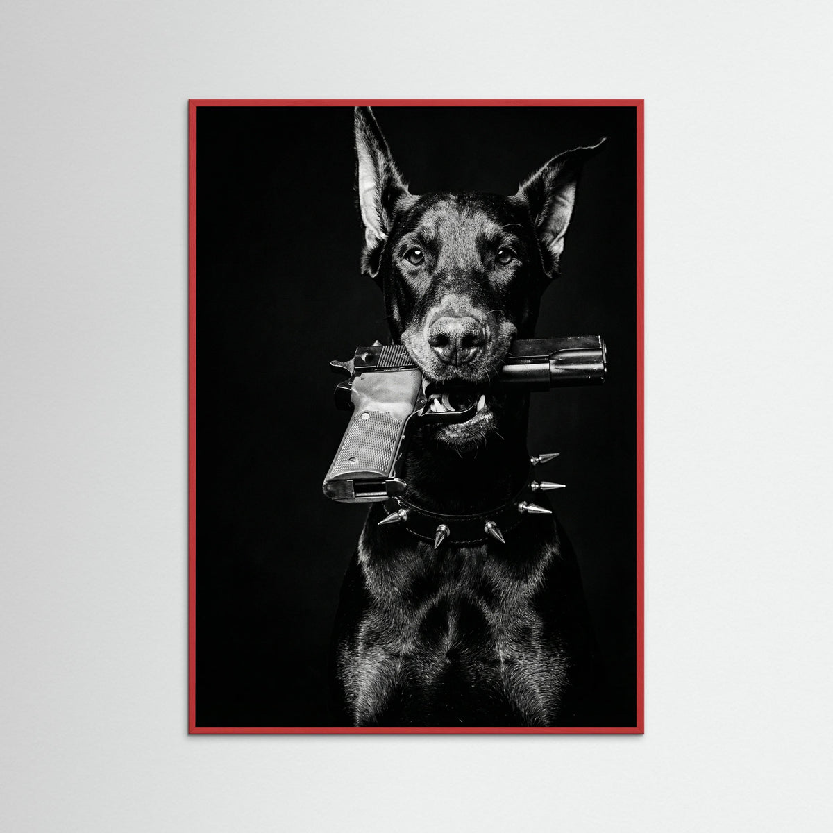 Red Wood Dior Doberman