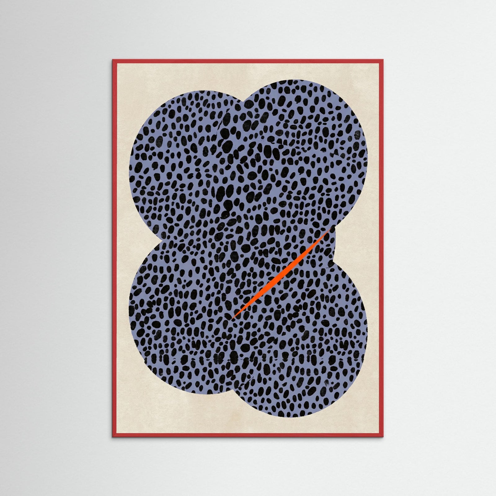 Red Wood Dotted Serpentine