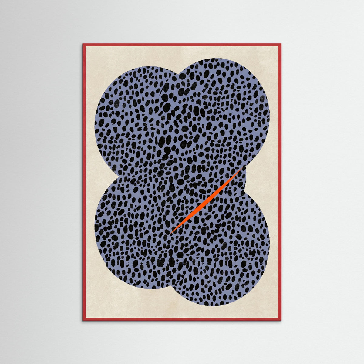 Red Wood Dotted Serpentine