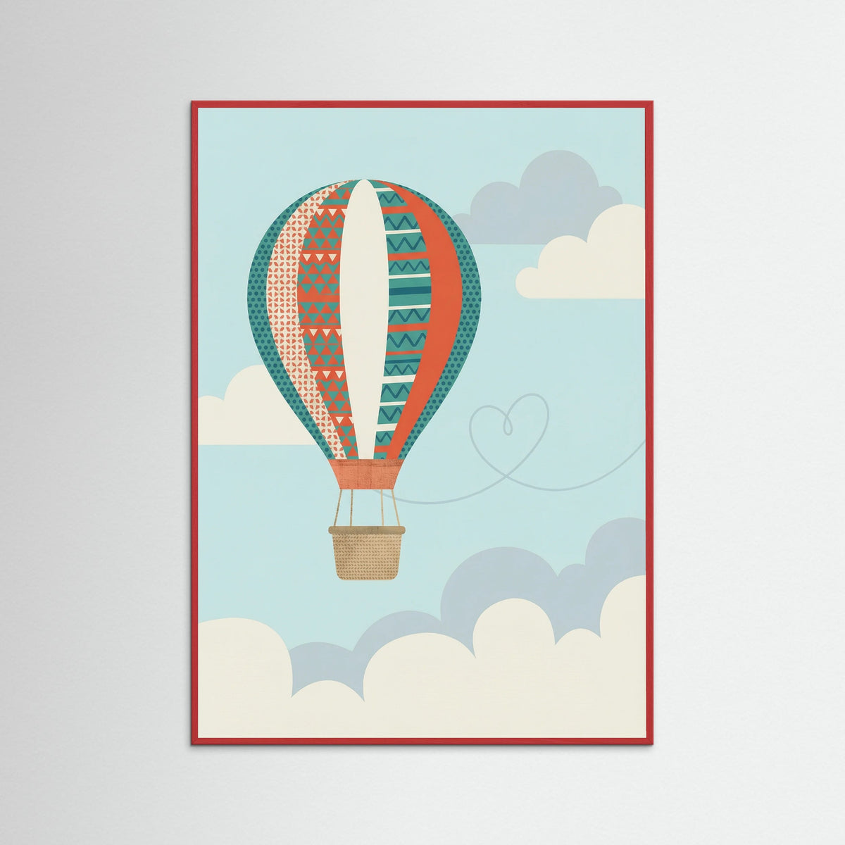 Red Wood Dreamy Sky Flight