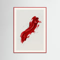 Red Wood Dynamic Cobalt Gesture