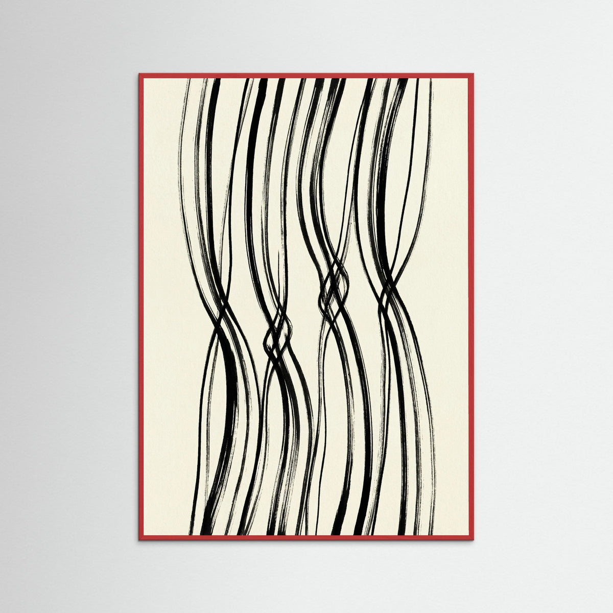 Red Wood Dynamic Ink Loops