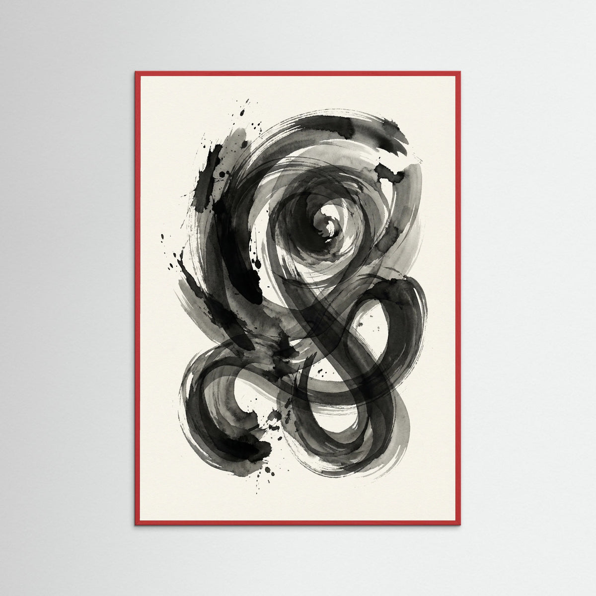Red Wood Dynamic Inkwork
