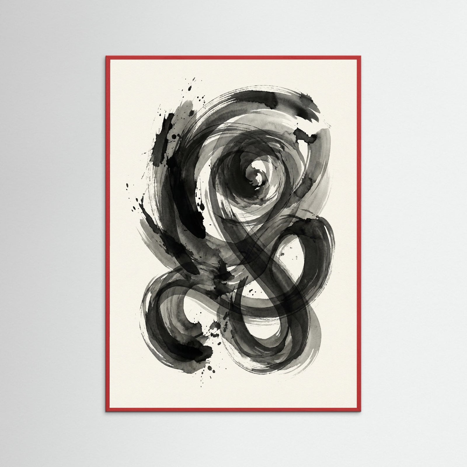 Red Wood Dynamic Inkwork