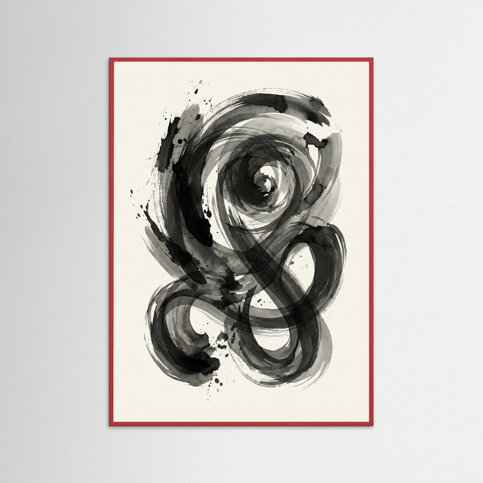 Red Wood Dynamic Inkwork