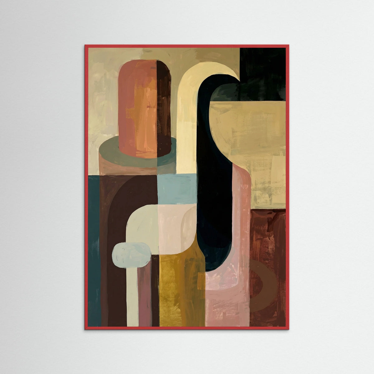 Red Wood Earthen Abstraction