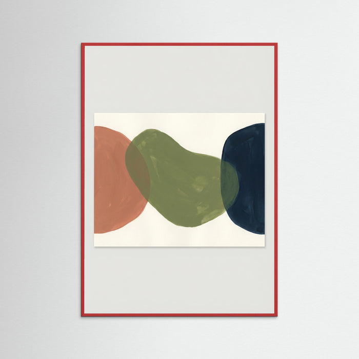Red Wood Earthy Forms Interplay