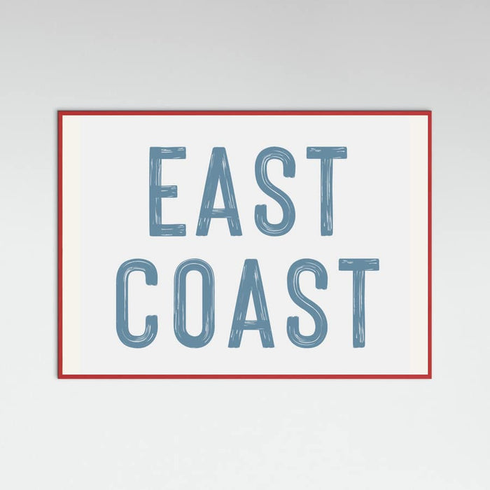 East Coast - Horizontal Poster – poster and art print