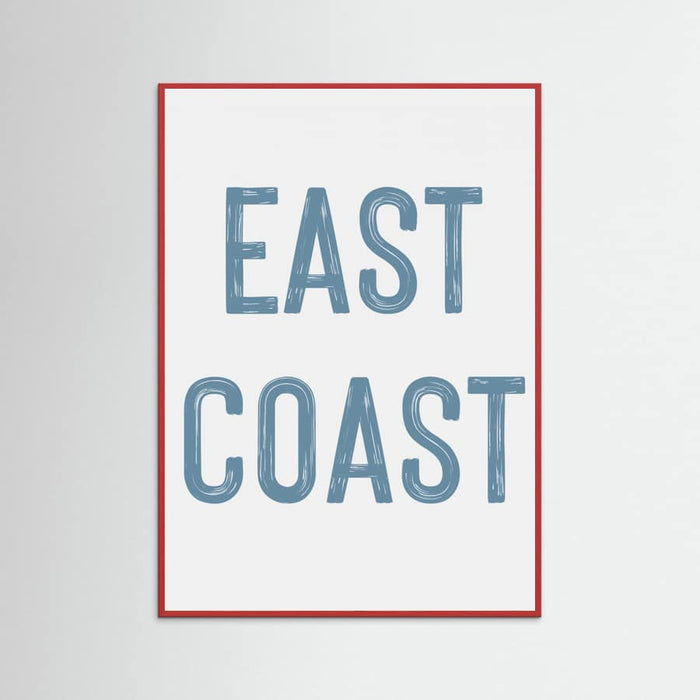 East Coast - Vertical Poster – Poster und Kunstdruck