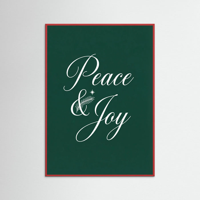 Red Wood Elegant Christmas Script