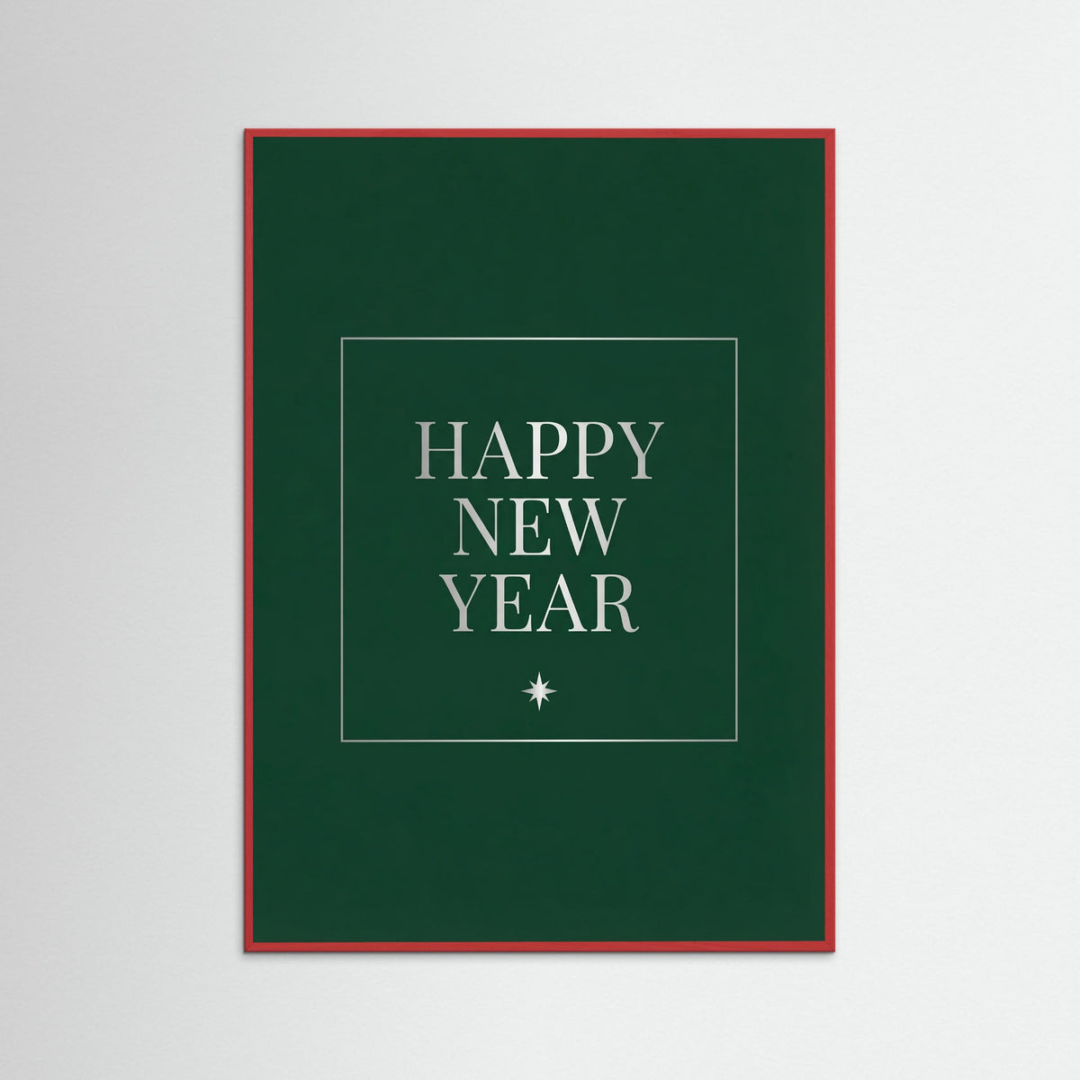 Red Wood Elegant Christmas Wish