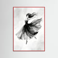 Red Wood Elegant Silhouette