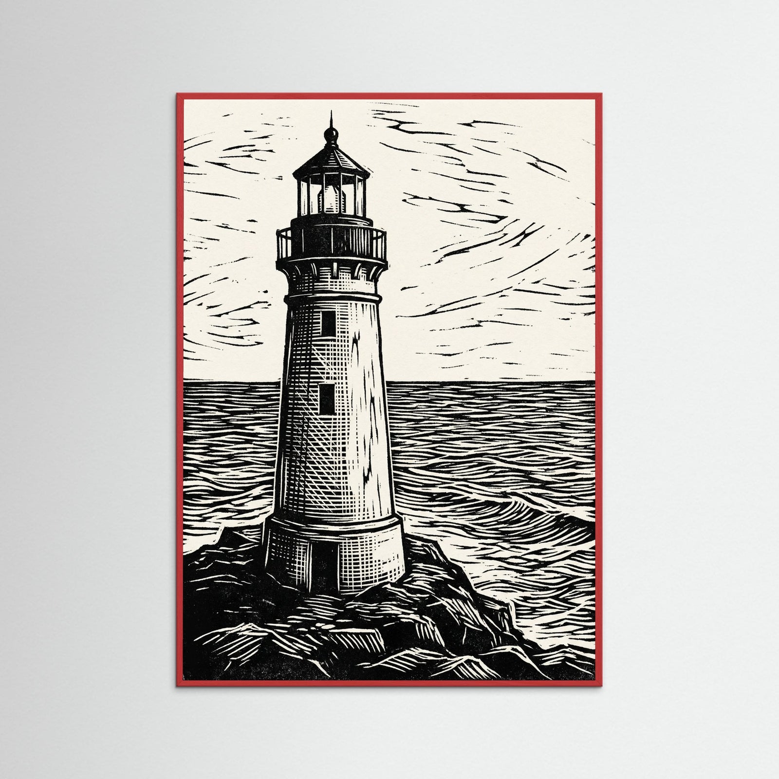 Red Wood Embrace Solitude