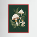 Red Wood Emerald Florals