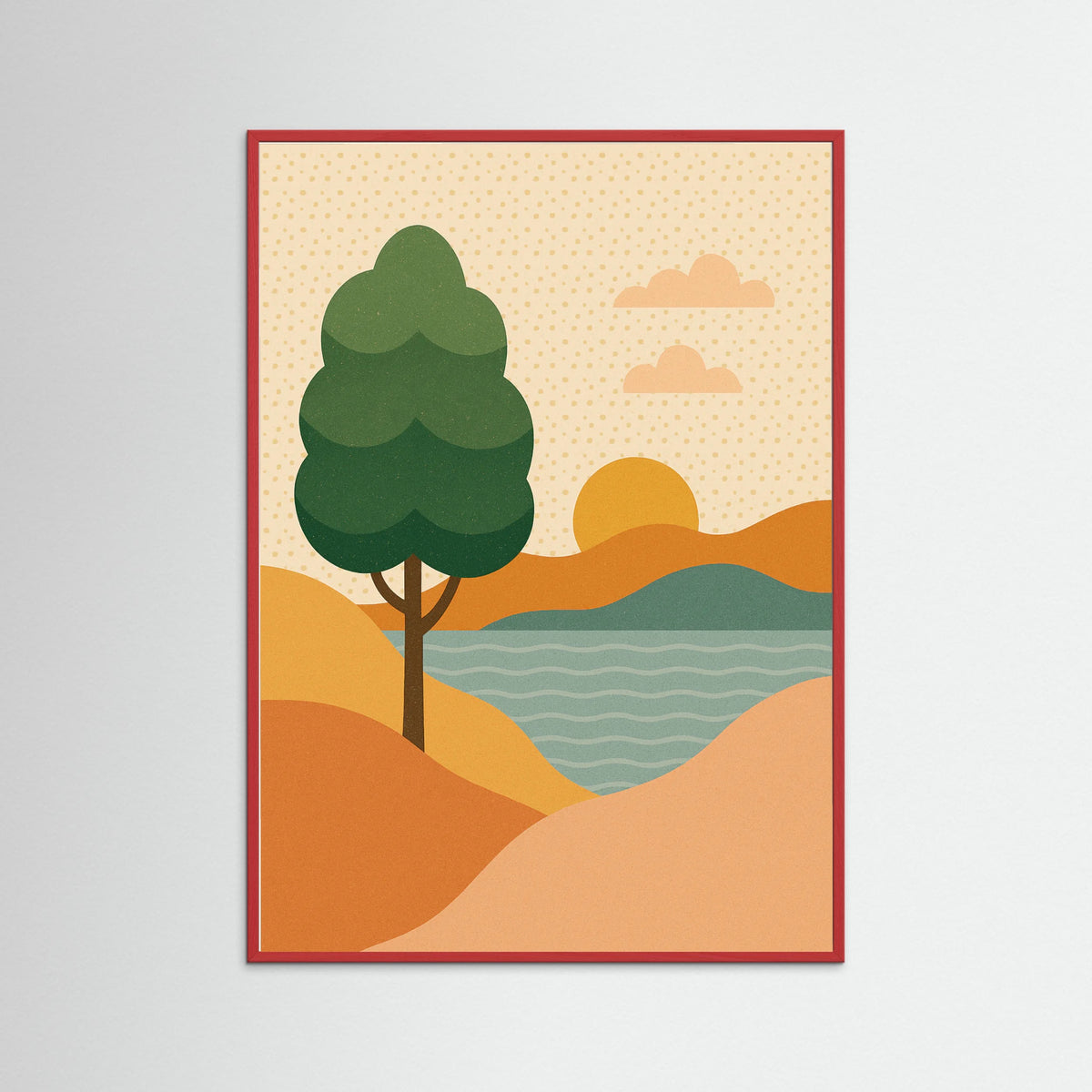 Red Wood Emotional Harmony