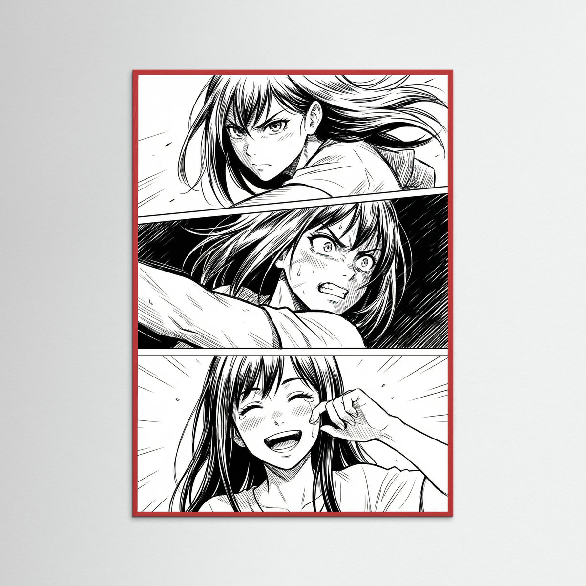 Red Wood Emotional Manga Gaze