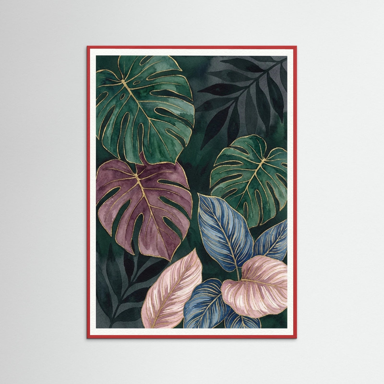 Red Wood Enchanted Irises