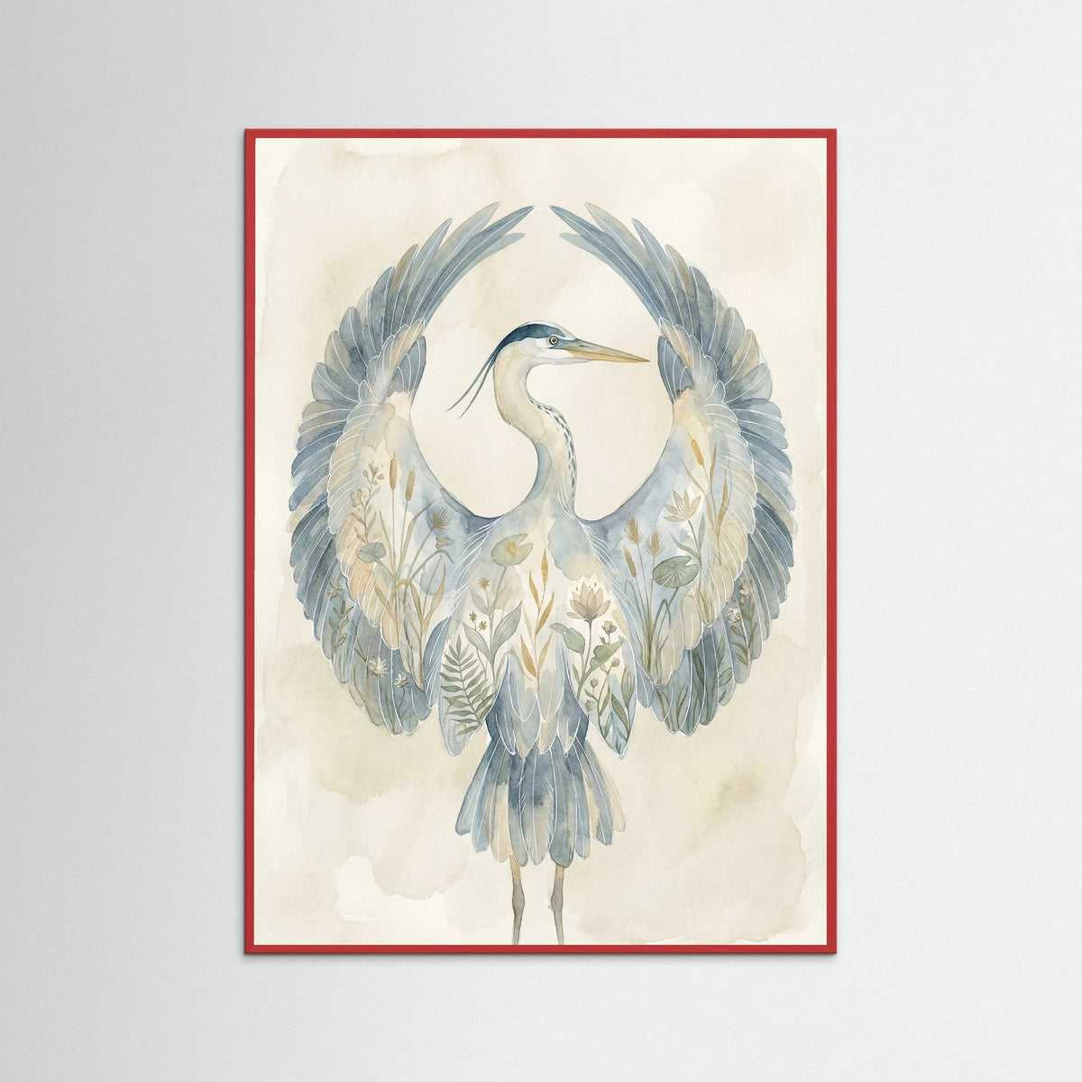 Red Wood Enchanted Silk Moth