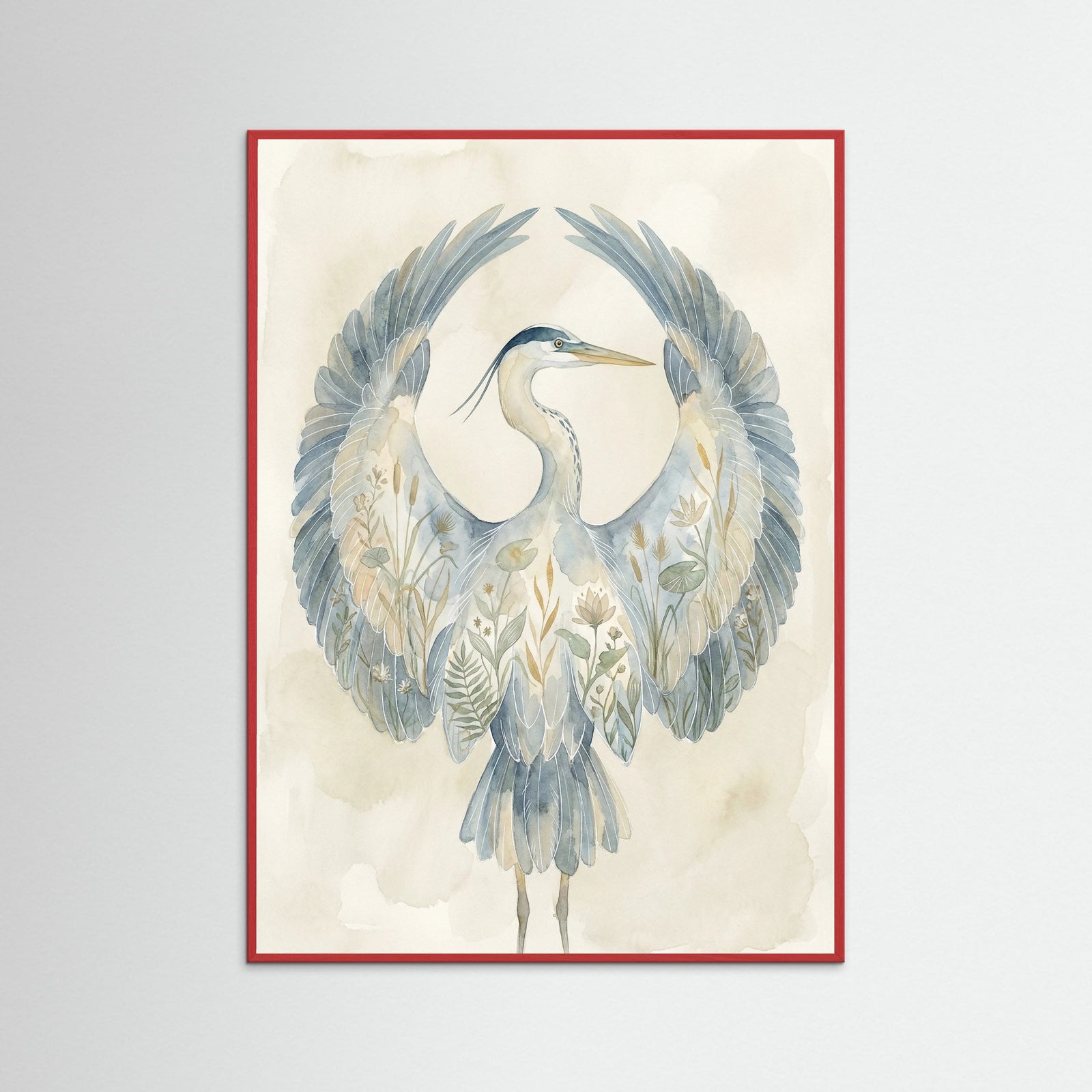 Red Wood Enchanted Silk Moth