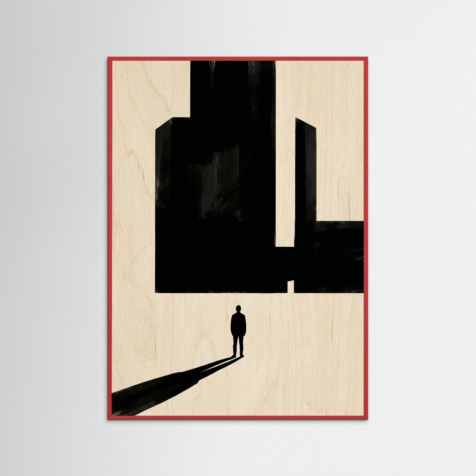 Red Wood Enigmatic Silhouettes