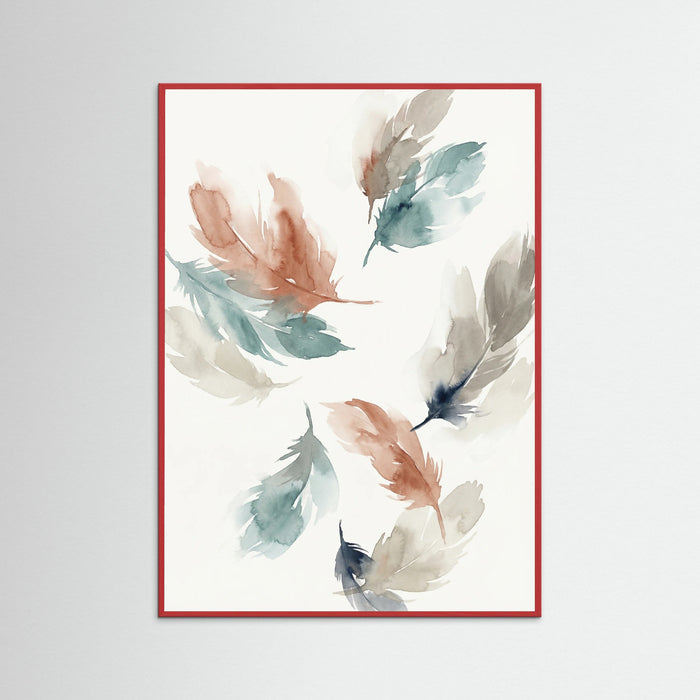 Red Wood Ethereal Floral Cluster