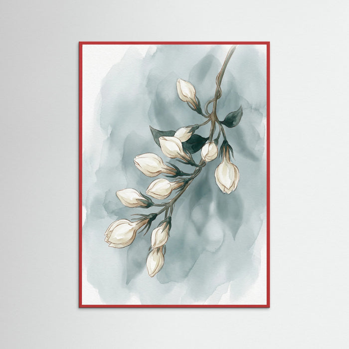 Red Wood Ethereal White Bloom