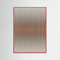 Euphoria - Gray and Orange Poster – plakat og kunsttryk