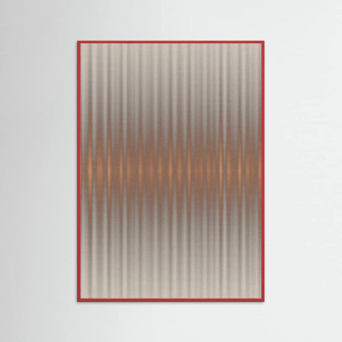Euphoria - Gray and Orange Poster – plakat og kunsttryk