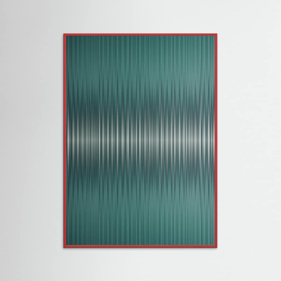 Póster Euphoria - Green and White – póster e impresión artística