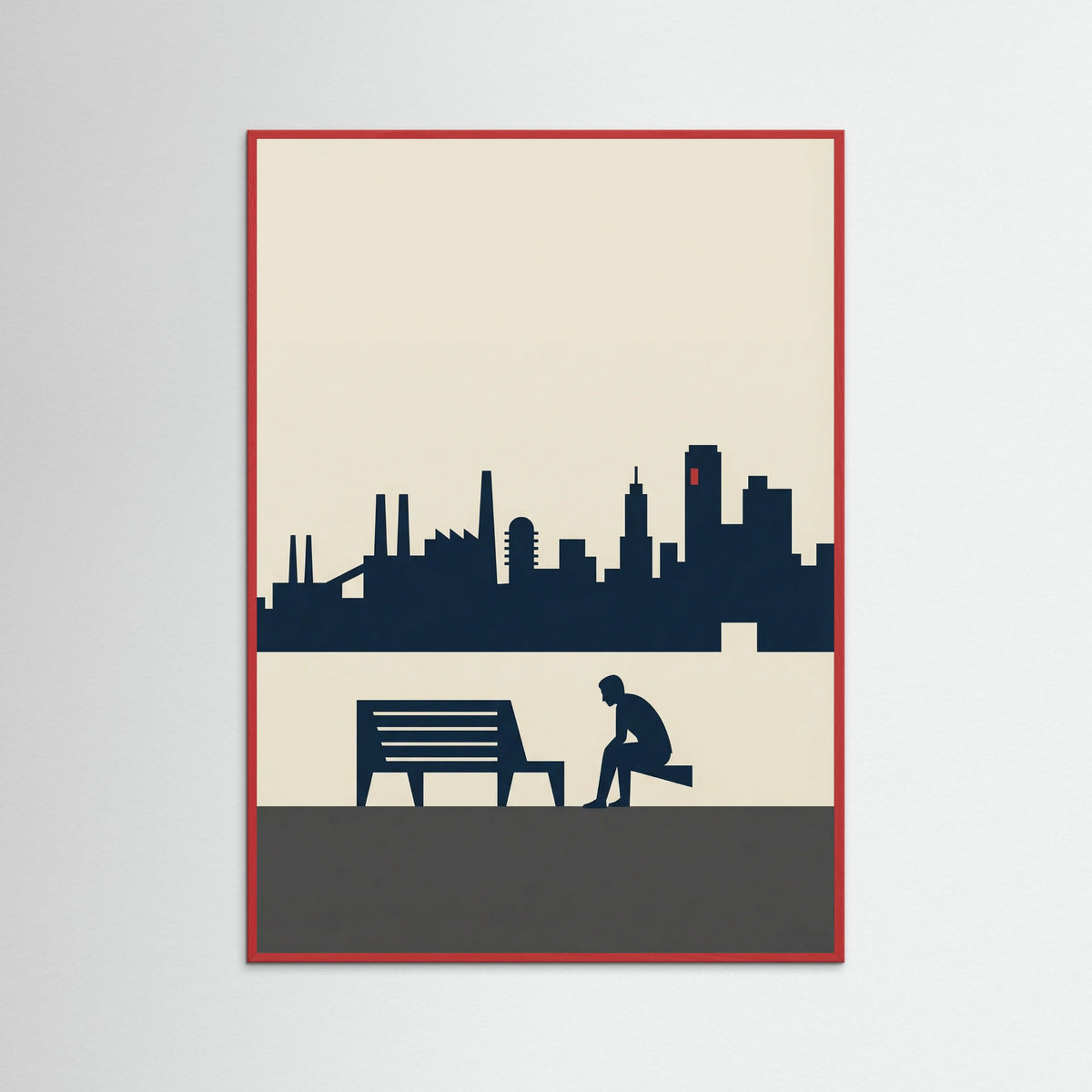 Red Wood Everyday Silhouettes