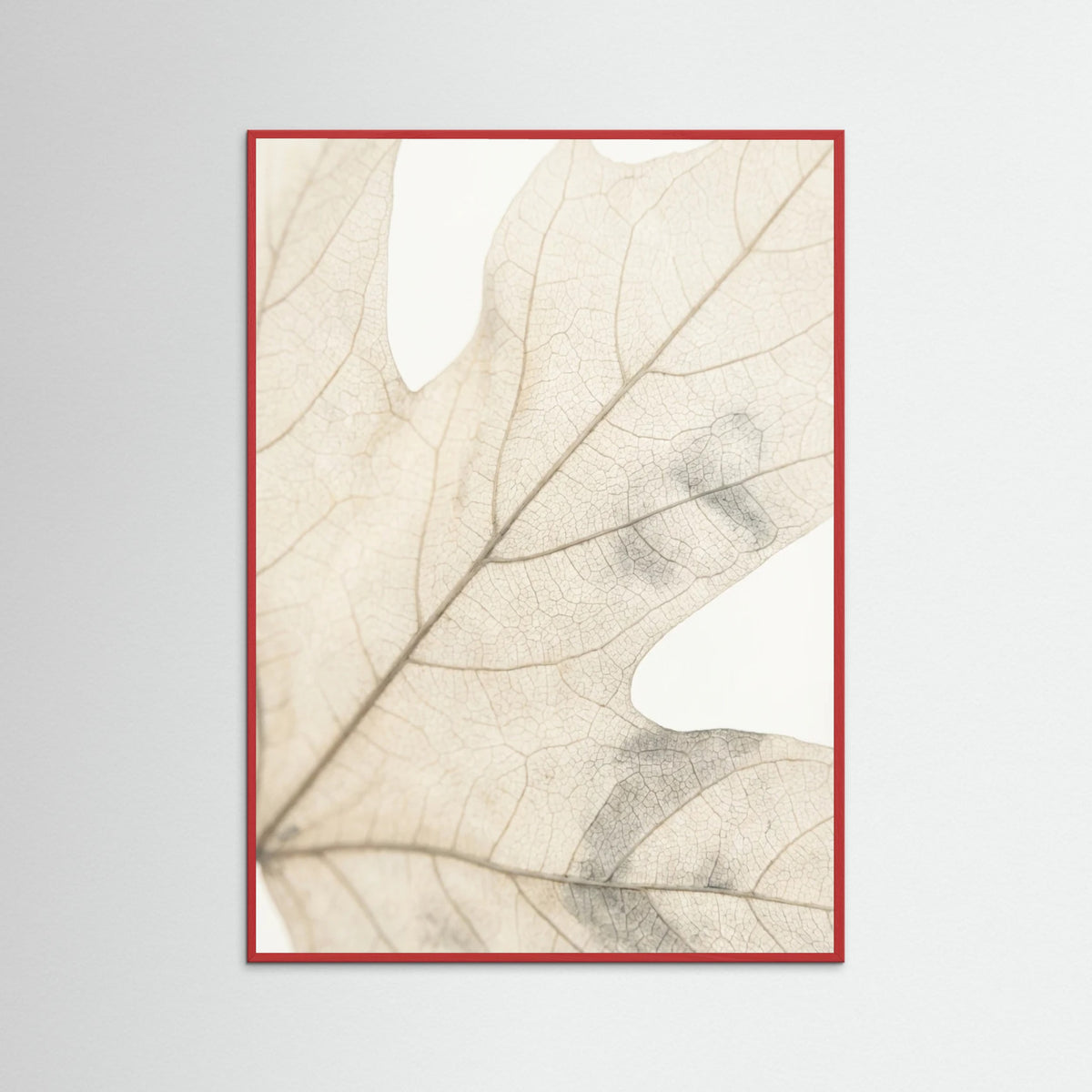 Red Wood Faded Petals