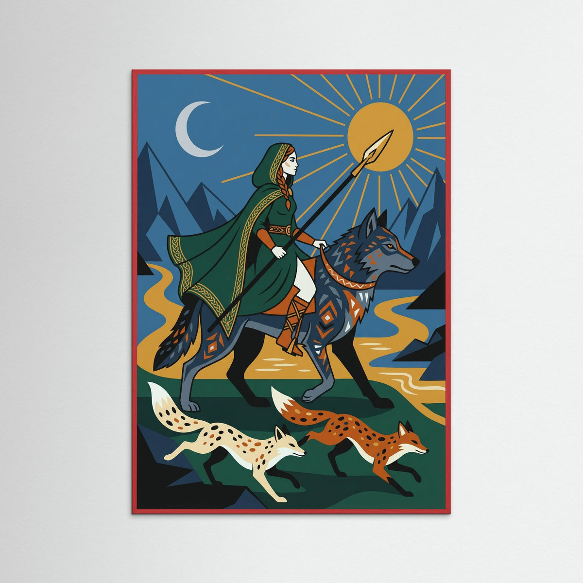 Red Wood Falconers Green Hunt