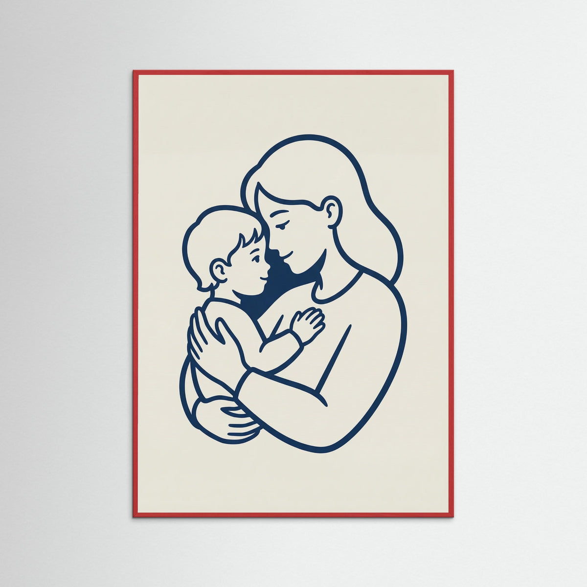 Red Wood Fathers Embrace