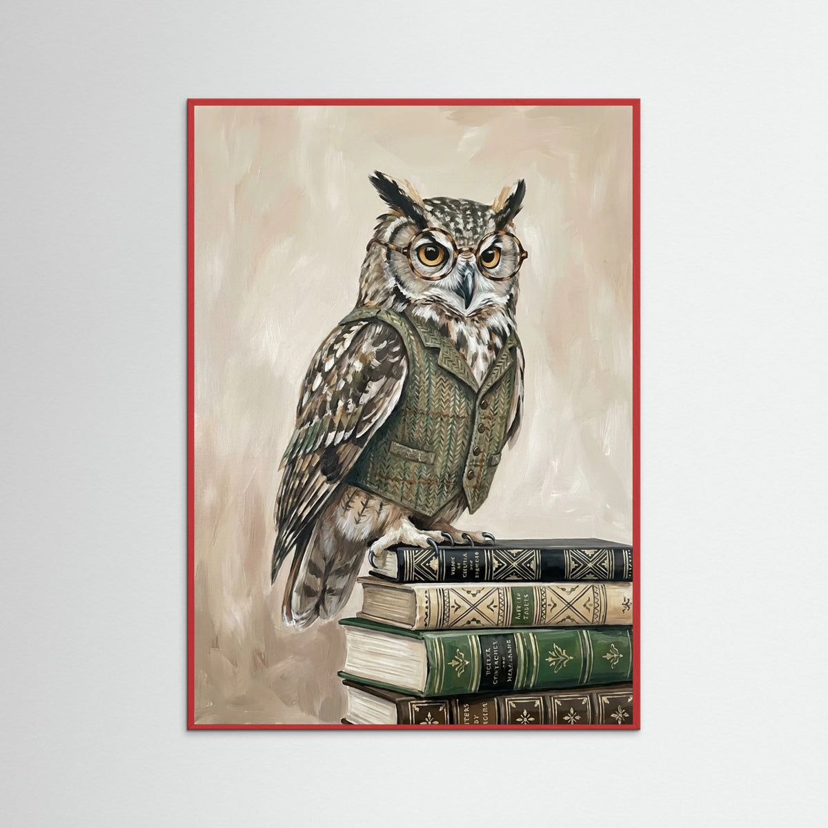 Red Wood Feline Chic